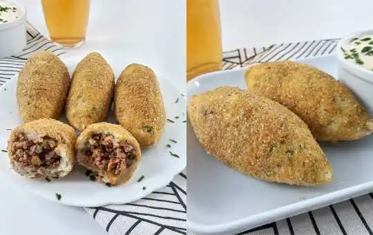 Bolinho de Aipim Airfryer Fitness: Lanche Tarde Crocante em 15 Minutos!
