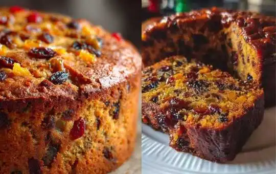 Bolo de Frutas Natalino com Açúcar Mascavo e Nozes