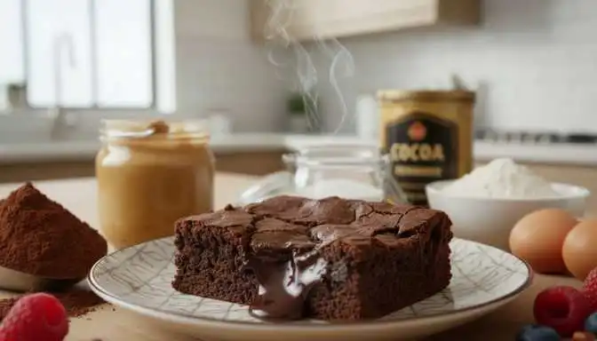 Juntei 4 Ingredientes e Fiz Brownie Fitness que Derrete na Boca