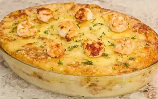 Escondidinho de Camarão Low Carb Super Cremoso!