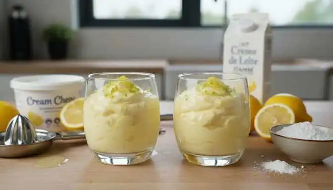 Mousse de Limão Low Carb em 5 Min e Ficou Cremosíssima