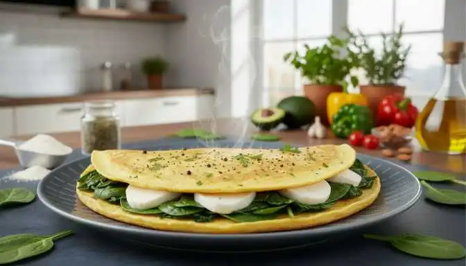 Fiz Essa Omelete Proteica Fitness em 5 Min e Você Vai Surpreender