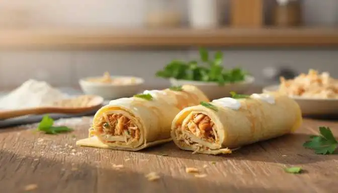 Fiz Essa Panqueca Salgada Fitness em 5 Min e Você Vai Amar!