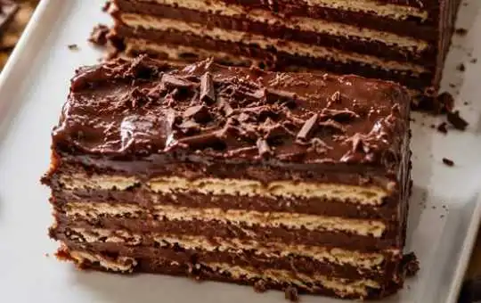 Torta de Bolacha com Chocolate Fitness